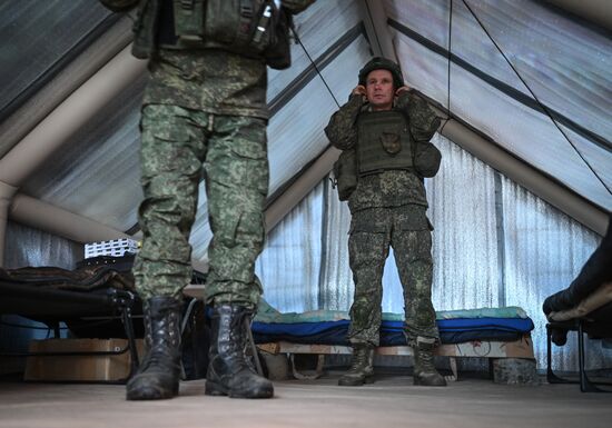 Пост воздушного наблюдения 25-й армии группировки "Запад"