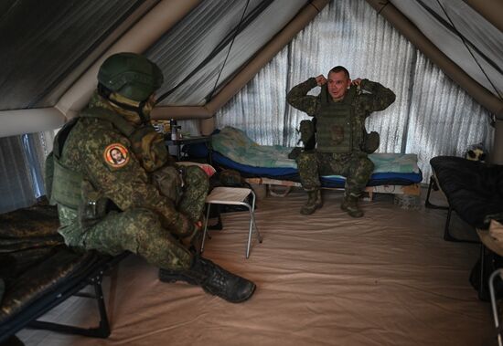 Пост воздушного наблюдения 25-й армии группировки "Запад"