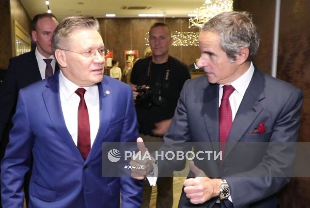 Встреча главы "Росатома" Алексея Лихачева и гендиректора МАГАТЭ Рафаэля Гросси 