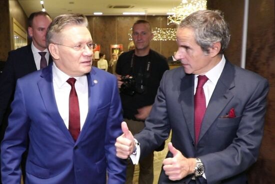 Встреча главы "Росатома" Алексея Лихачева и гендиректора МАГАТЭ Рафаэля Гросси 