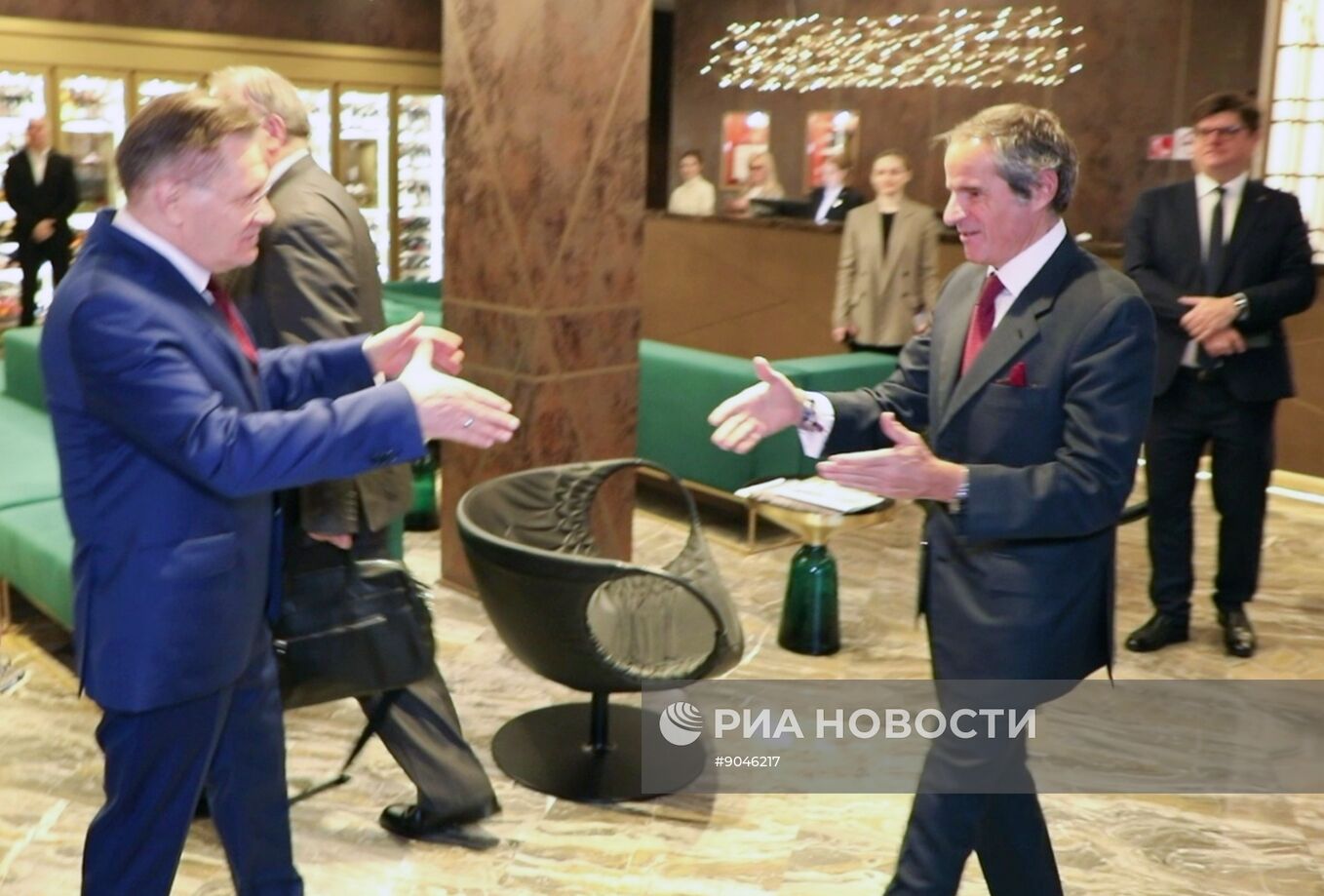 Встреча главы "Росатома" Алексея Лихачева и гендиректора МАГАТЭ Рафаэля Гросси 