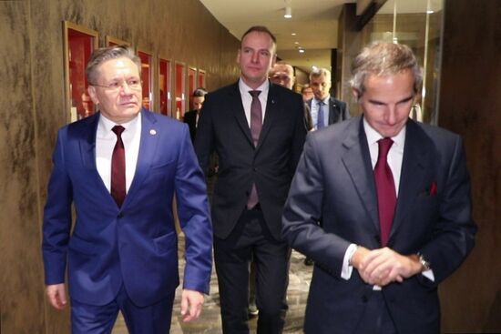 Встреча главы "Росатома" Алексея Лихачева и гендиректора МАГАТЭ Рафаэля Гросси 