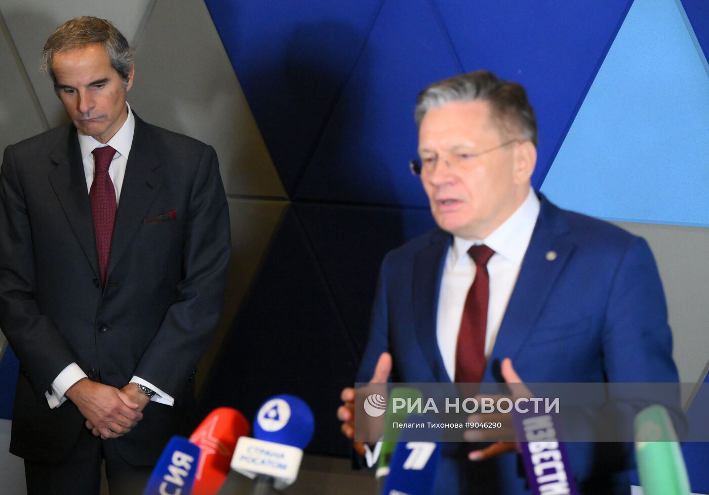 Встреча главы "Росатома" Алексея Лихачева и гендиректора МАГАТЭ Рафаэля Гросси