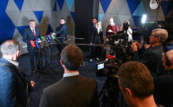 Встреча главы "Росатома" Алексея Лихачева и гендиректора МАГАТЭ Рафаэля Гросси