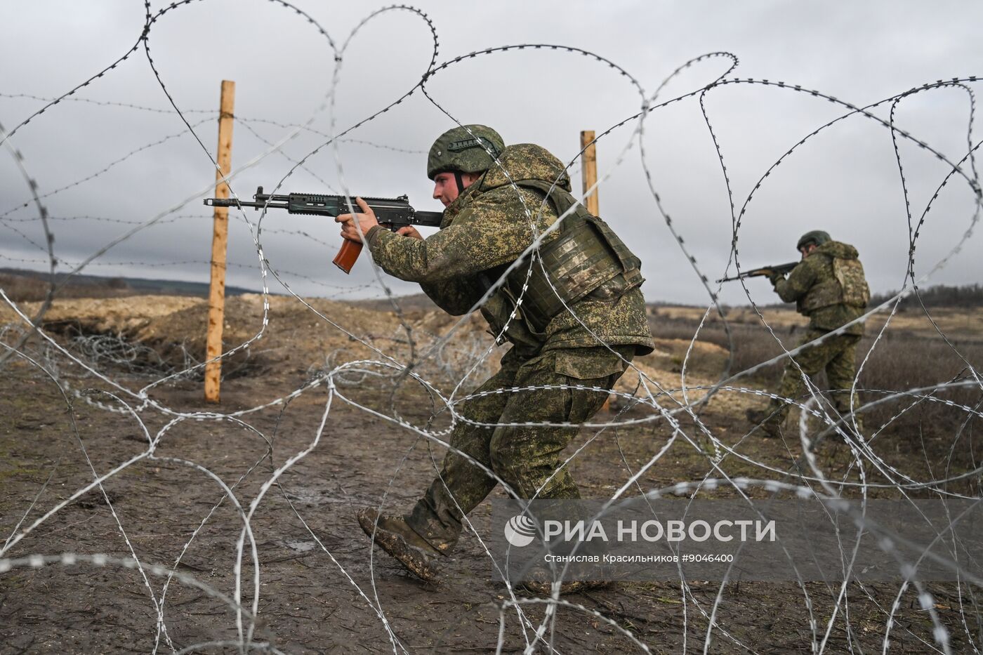 Боевое слаживание штурмовиков группировки "Запад"