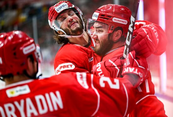 Хоккей. КХЛ. "Спартак" (Москва) - "Северсталь" (Череповец)