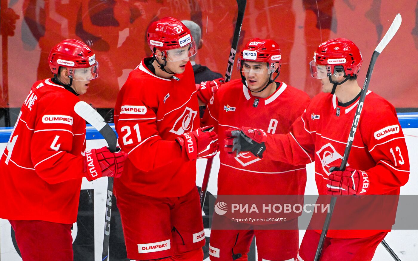 Хоккей. КХЛ. "Спартак" (Москва) - "Северсталь" (Череповец)