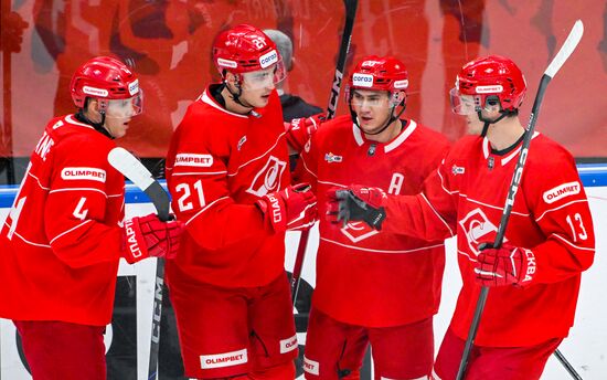 Хоккей. КХЛ. "Спартак" (Москва) - "Северсталь" (Череповец)