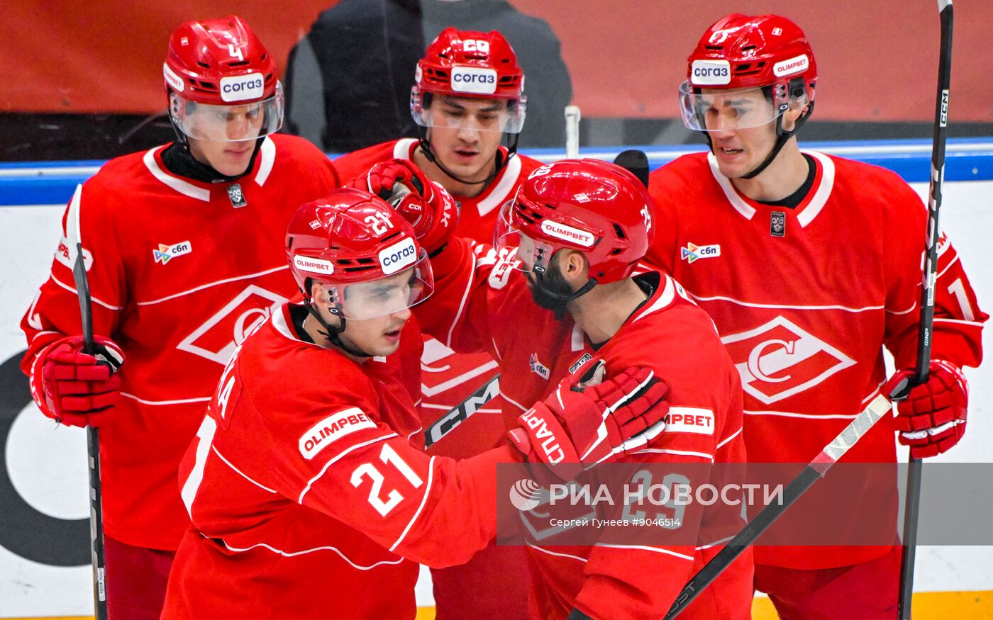 Хоккей. КХЛ. "Спартак" (Москва) - "Северсталь" (Череповец)