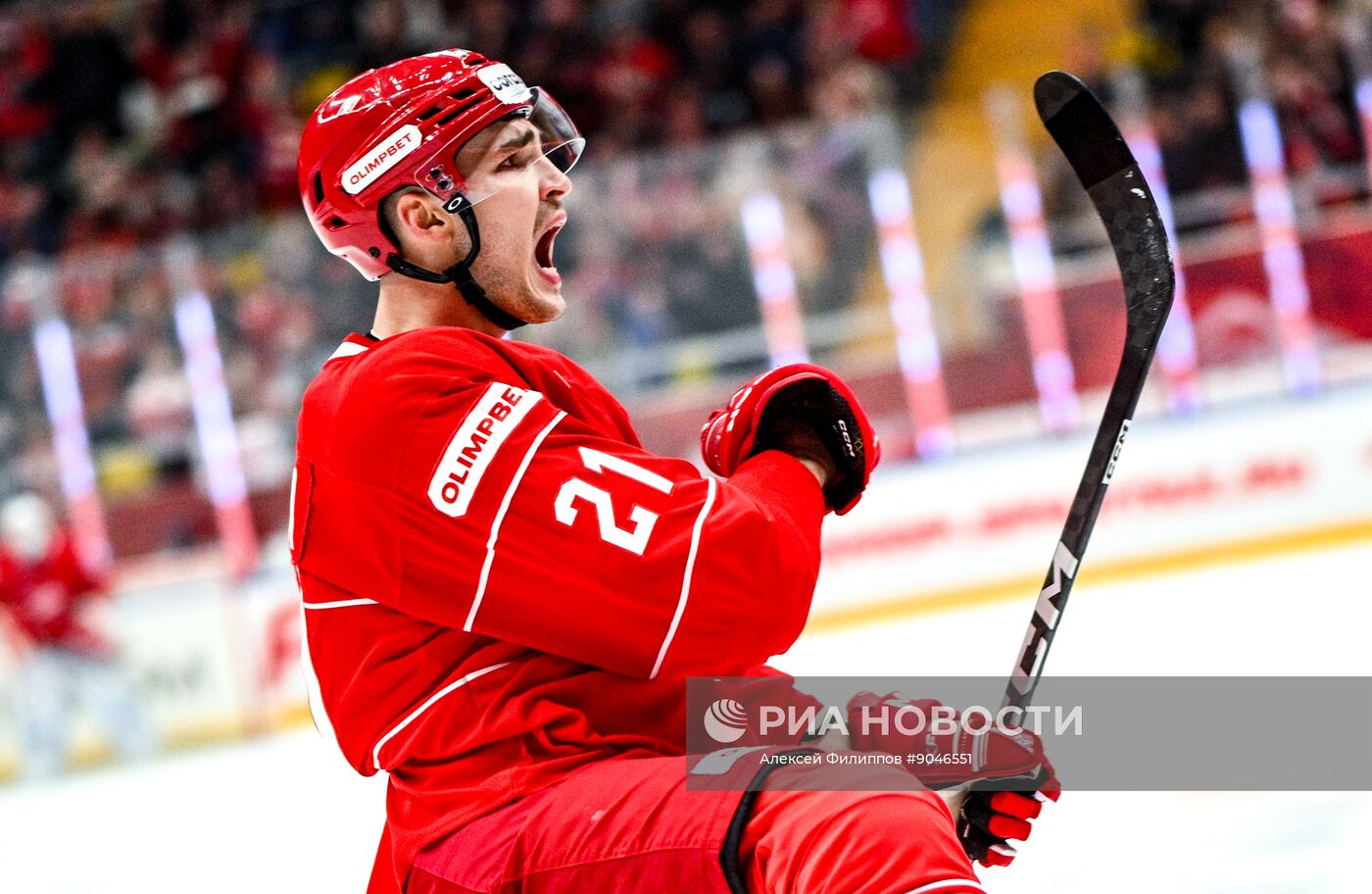 Хоккей. КХЛ. "Спартак" (Москва) - "Северсталь" (Череповец)