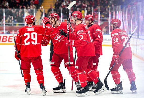 Хоккей. КХЛ. "Спартак" (Москва) - "Северсталь" (Череповец)