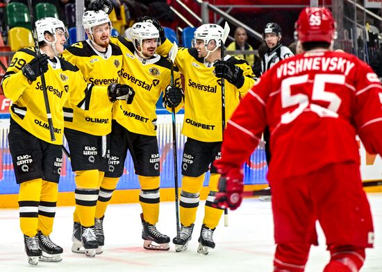 Хоккей. КХЛ. "Спартак" (Москва) - "Северсталь" (Череповец)