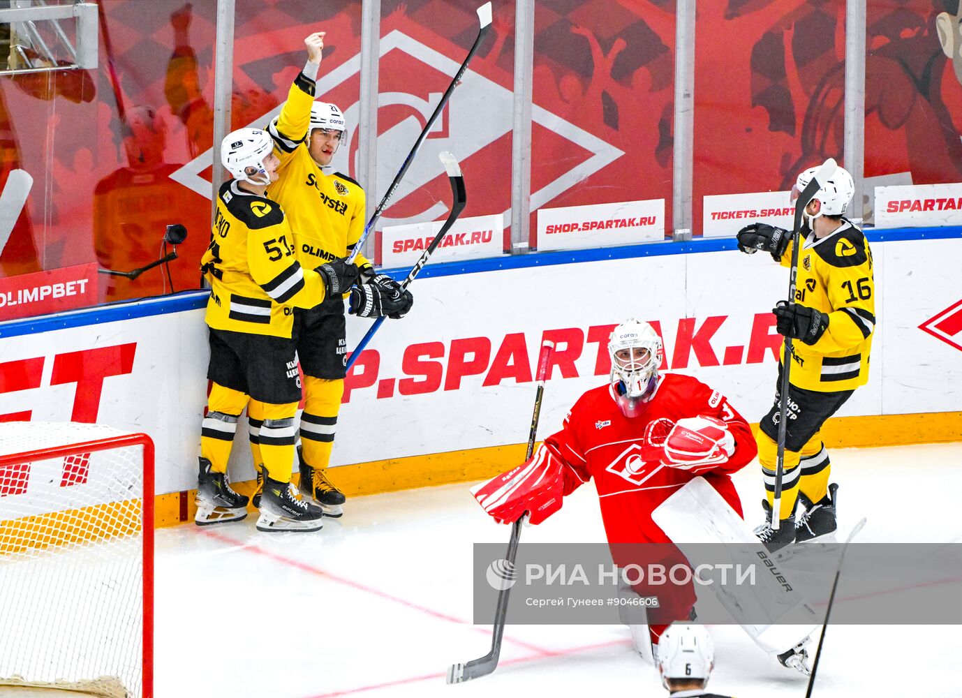 Хоккей. КХЛ. "Спартак" (Москва) - "Северсталь" (Череповец)