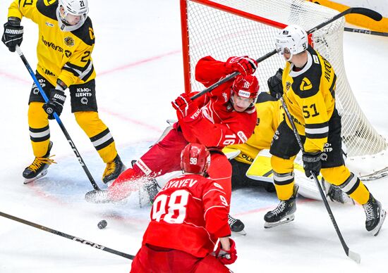 Хоккей. КХЛ. "Спартак" (Москва) - "Северсталь" (Череповец)