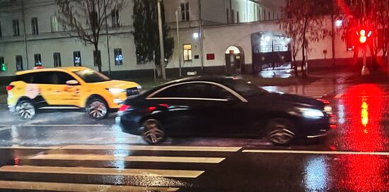 Дождь в Москве