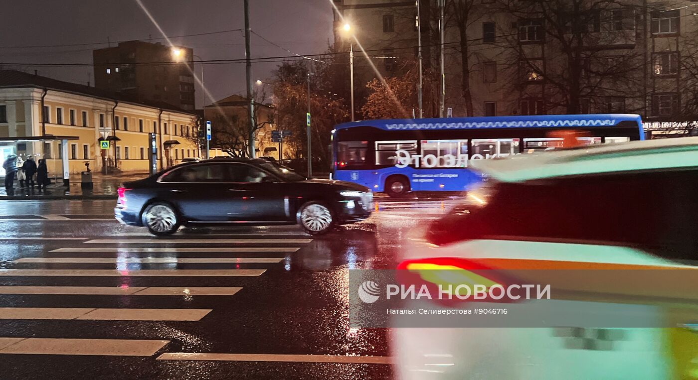 Дождь в Москве