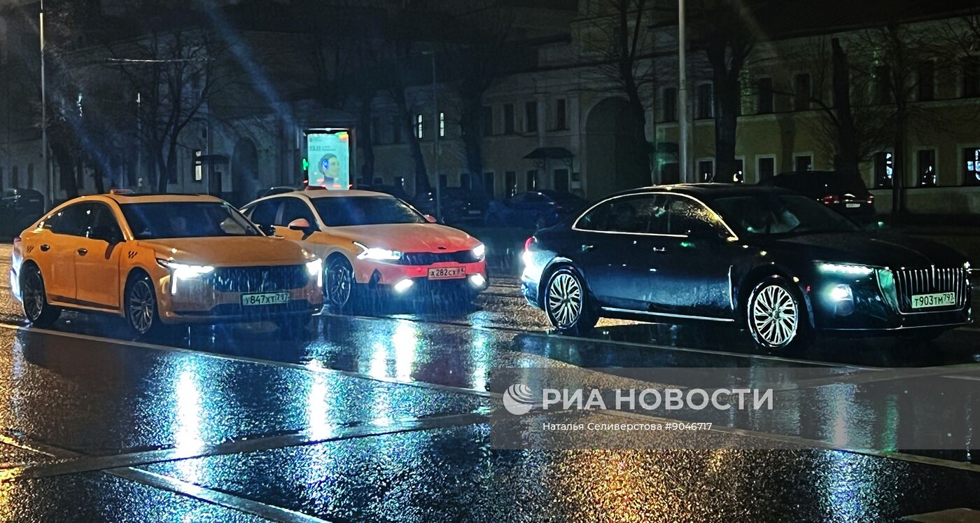 Дождь в Москве