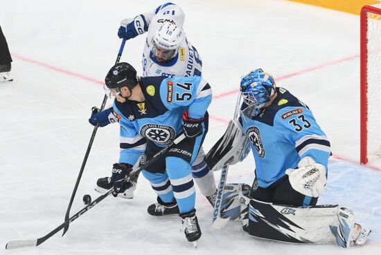 Хоккей. КХЛ. "Сибирь" (Новосибирск) - "Динамо" (Москва)