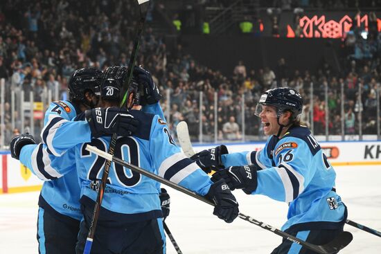 Хоккей. КХЛ. "Сибирь" (Новосибирск) - "Динамо" (Москва)