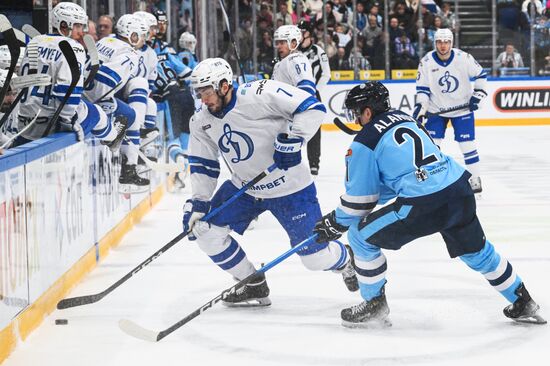 Хоккей. КХЛ. "Сибирь" (Новосибирск) - "Динамо" (Москва)