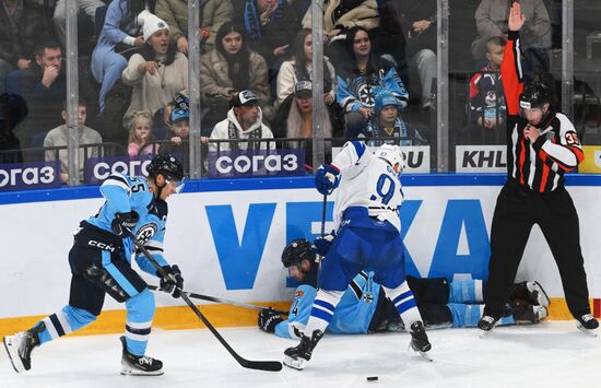 Хоккей. КХЛ. "Сибирь" (Новосибирск) - "Динамо" (Москва)