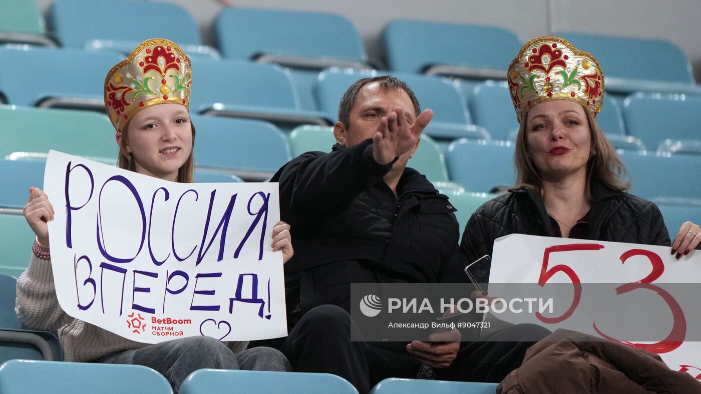 Футбол. Товарищеский матч. Россия - Чили