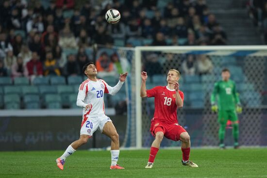 Футбол. Товарищеский матч. Россия - Чили