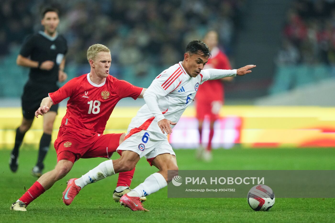 Футбол. Товарищеский матч. Россия - Чили