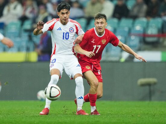 Футбол. Товарищеский матч. Россия - Чили