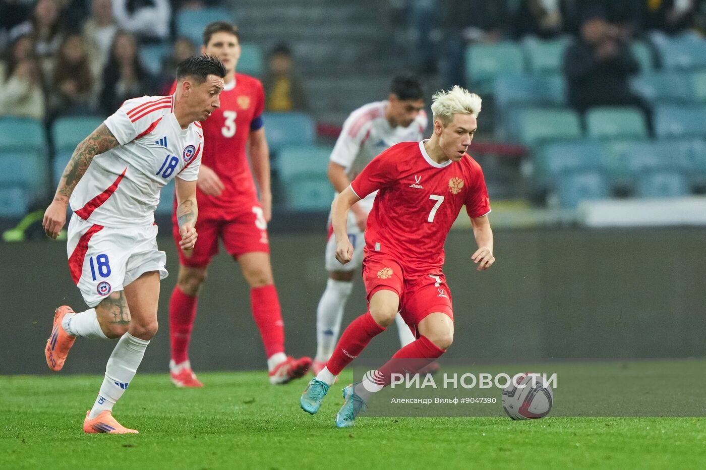Футбол. Товарищеский матч. Россия - Чили