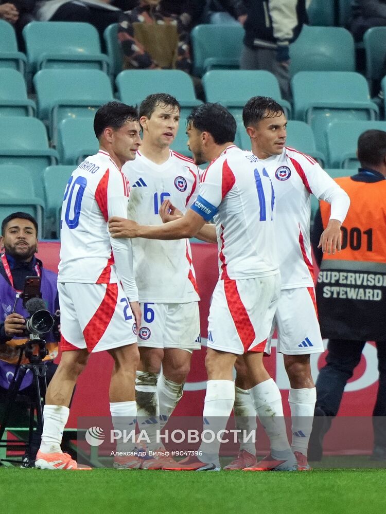 Футбол. Товарищеский матч. Россия - Чили