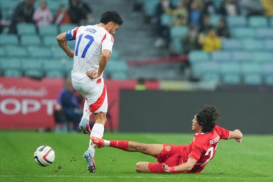 Футбол. Товарищеский матч. Россия - Чили