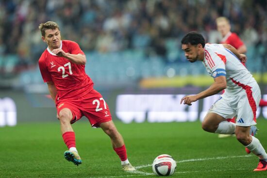 Футбол. Товарищеский матч. Россия - Чили