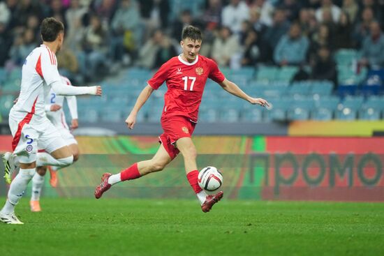 Футбол. Товарищеский матч. Россия - Чили