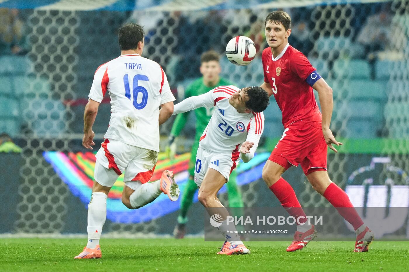 Футбол. Товарищеский матч. Россия - Чили