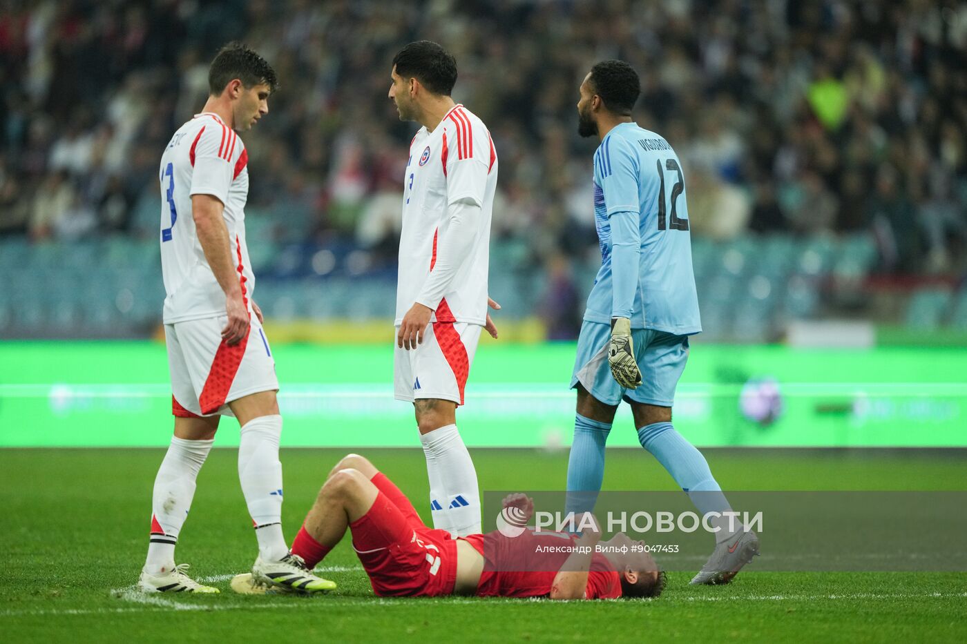 Футбол. Товарищеский матч. Россия - Чили