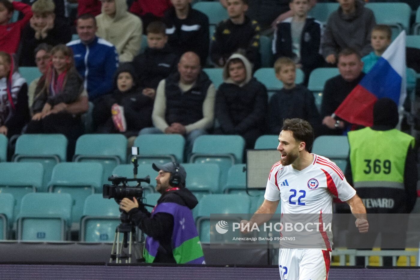 Футбол. Товарищеский матч. Россия - Чили