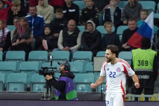 Футбол. Товарищеский матч. Россия - Чили