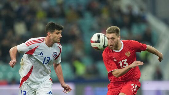 Футбол. Товарищеский матч. Россия - Чили