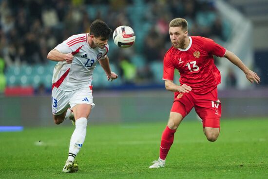 Футбол. Товарищеский матч. Россия - Чили