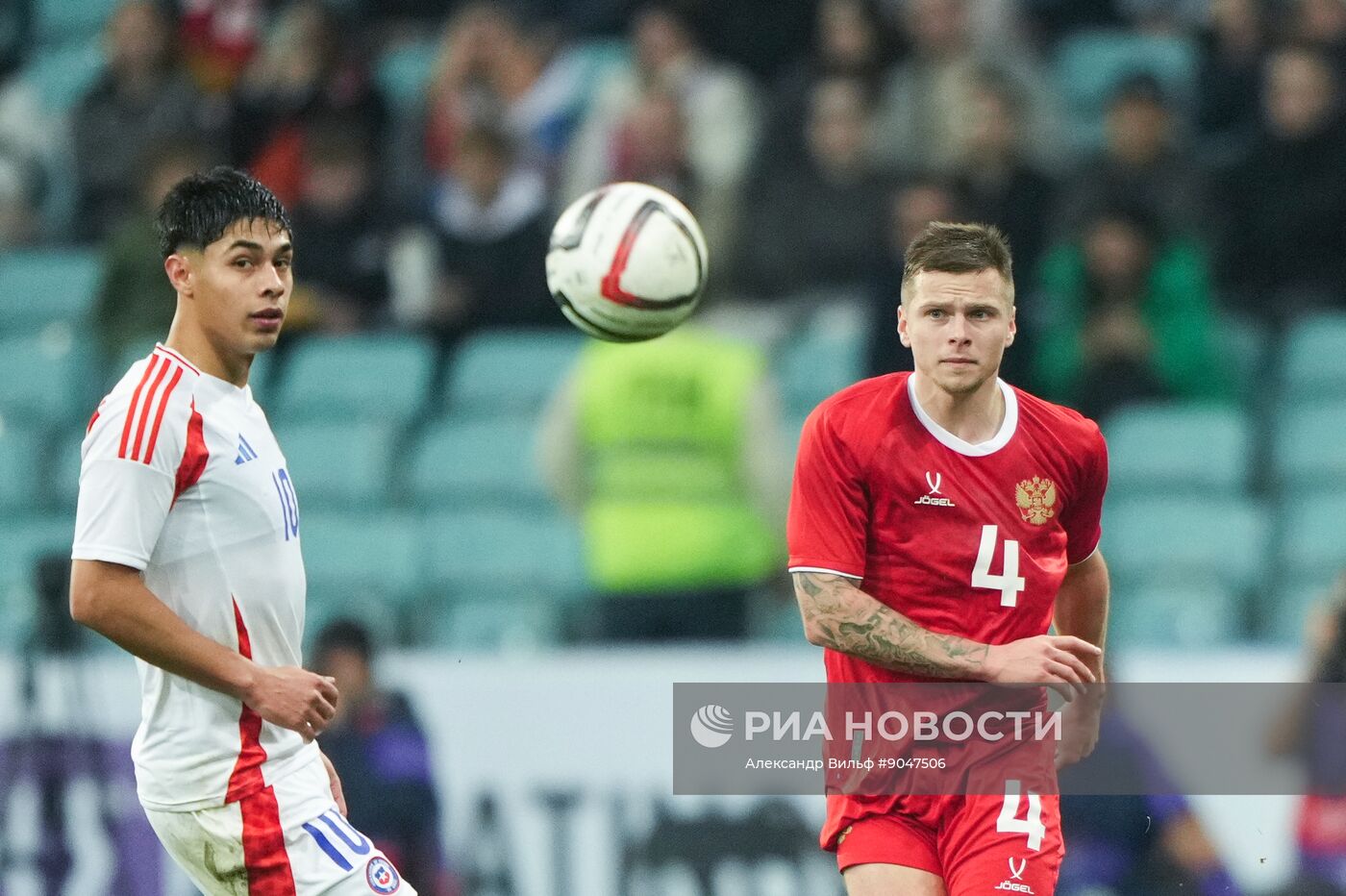 Футбол. Товарищеский матч. Россия - Чили