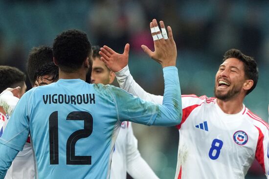 Футбол. Товарищеский матч. Россия - Чили