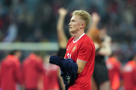 Футбол. Товарищеский матч. Россия - Чили