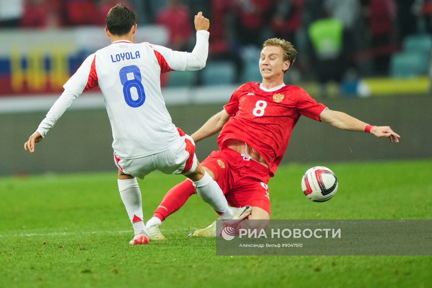 Футбол. Товарищеский матч. Россия - Чили