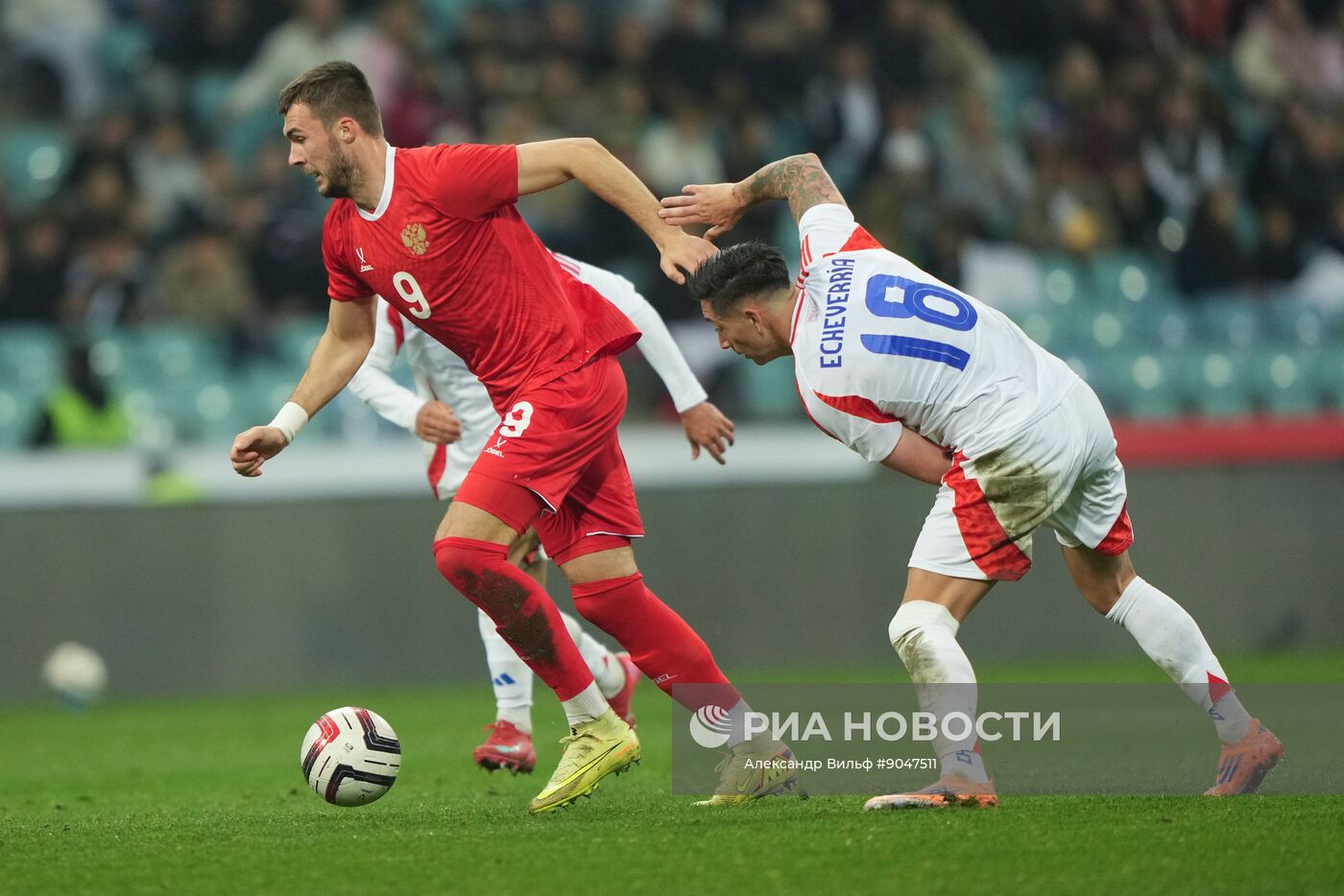 Футбол. Товарищеский матч. Россия - Чили