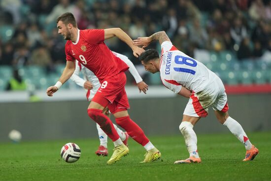 Футбол. Товарищеский матч. Россия - Чили