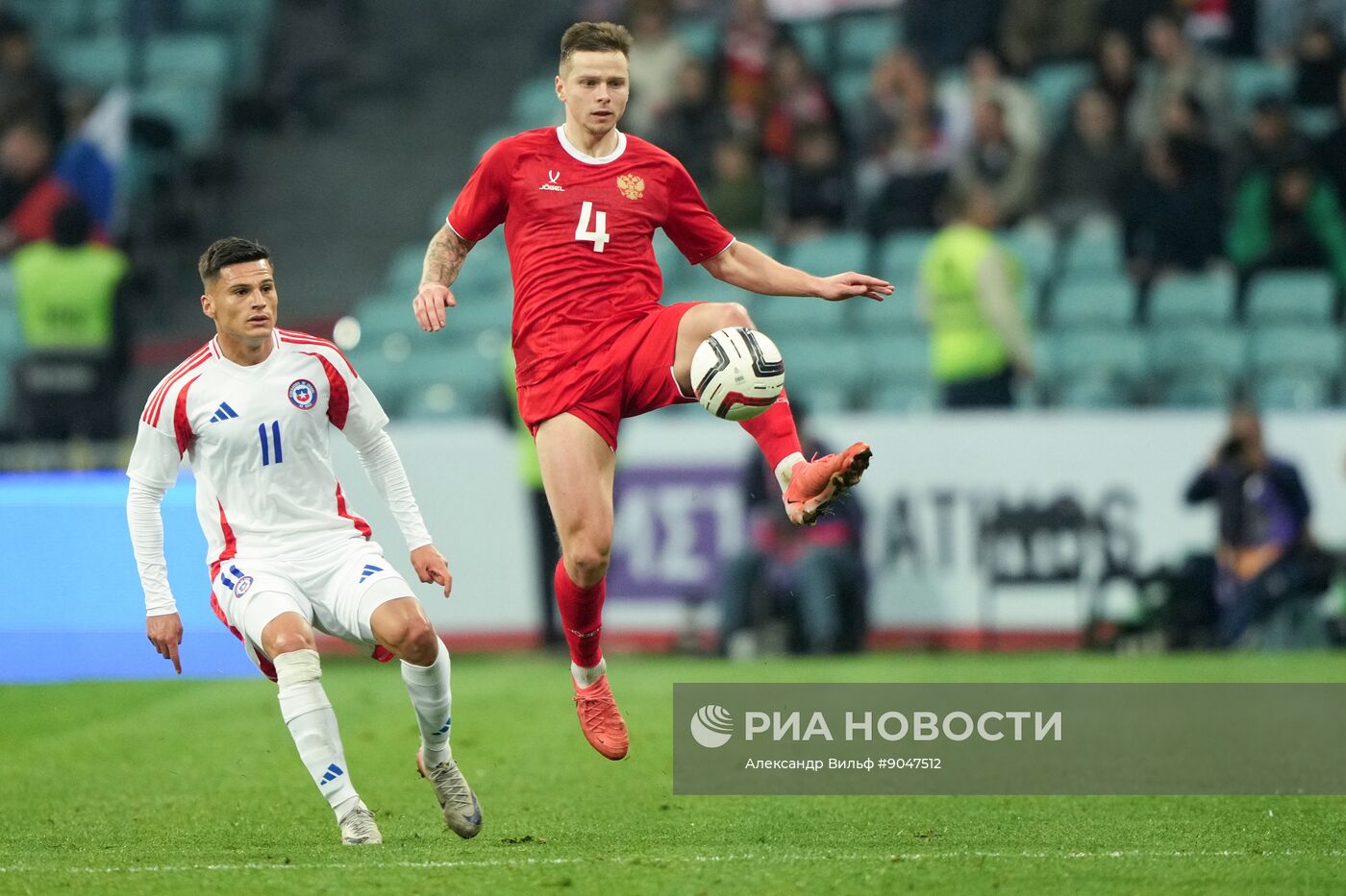 Футбол. Товарищеский матч. Россия - Чили