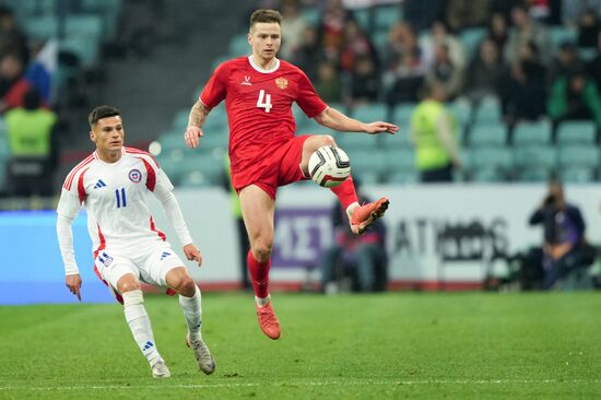 Футбол. Товарищеский матч. Россия - Чили