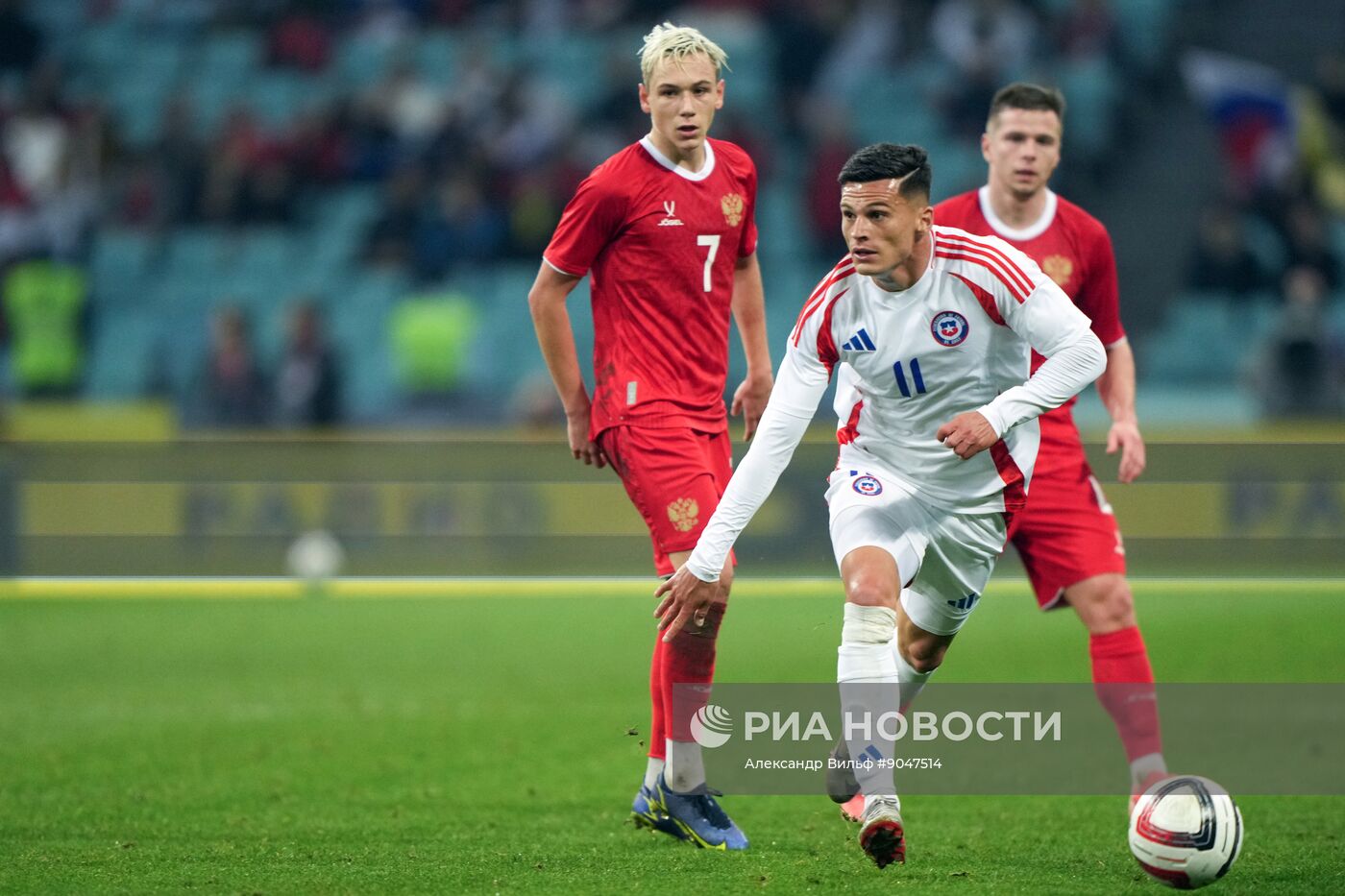 Футбол. Товарищеский матч. Россия - Чили