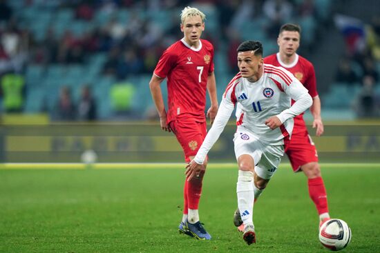 Футбол. Товарищеский матч. Россия - Чили